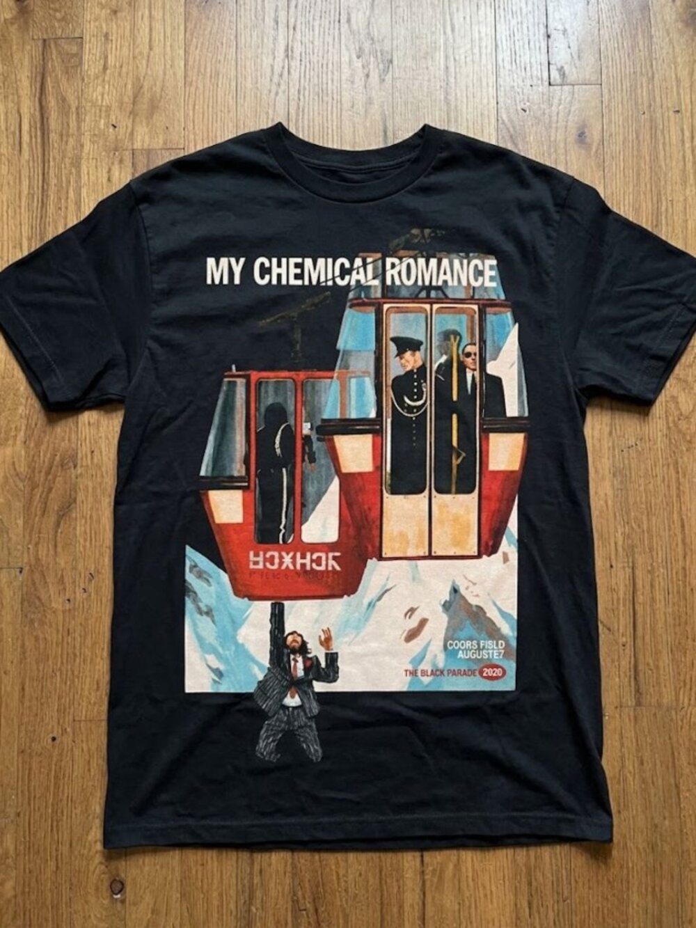 My Chemical Romance Denver CO The Black Parade 2026 Tour T-Shirt Reprint